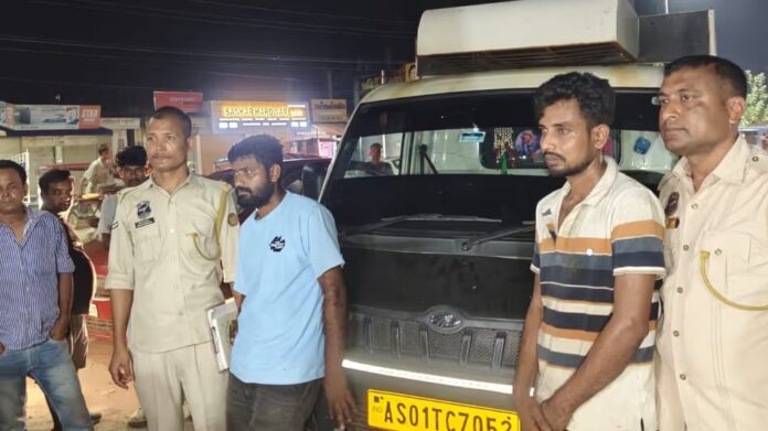 Morigaon Police Seize Vehicle Carrying Cattle, Detain Two