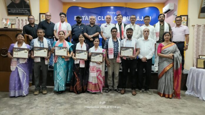 Rotary Club of Duliajan Honours Seven Teachers with Gyanjyoti Awards