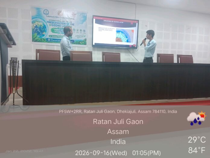 Lokanayak Omeo Kumar Das College Observes International Ozone Layer Preservation Day