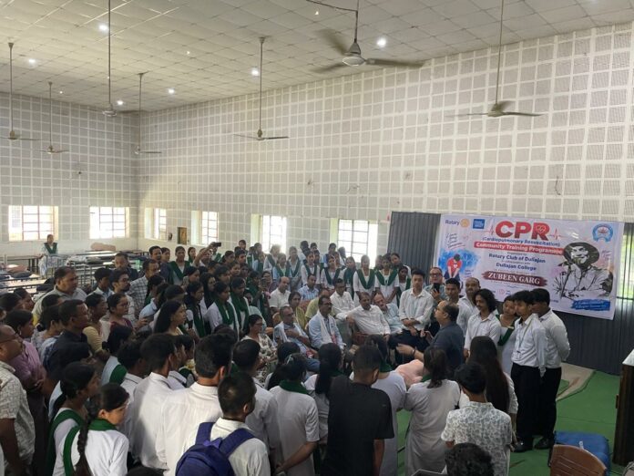 Duliajan College Hosts CPR Demonstration to Honour Zubeen Garg