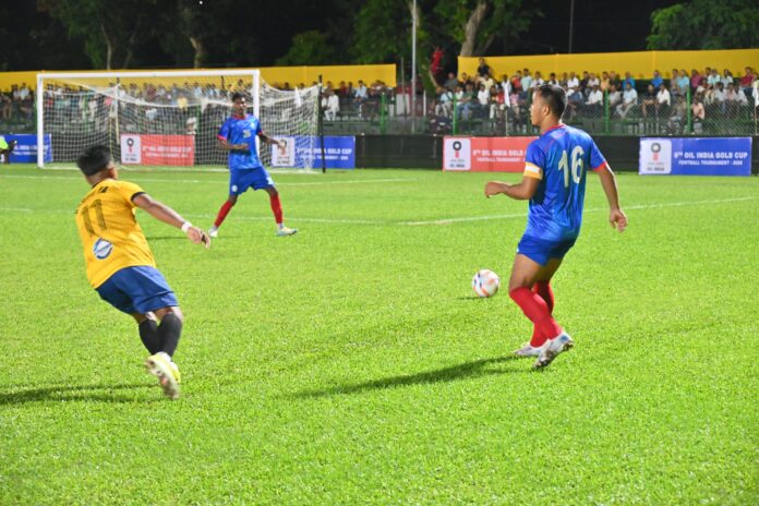 9th OIL India Gold Cup Football Tournament begins in Duliajan