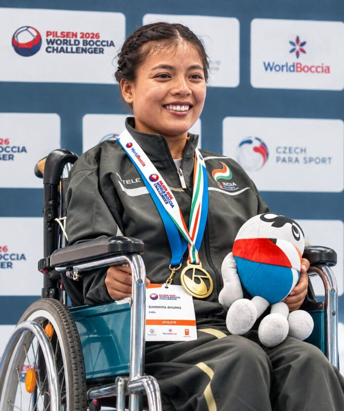 Tezpur para-athlete Sandhya Bhumij wins gold at Pilsen 2026 World Boccia Challenger