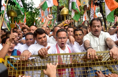 Gaurav Gogoi, Congress Leaders Detained During Guwahati Protest Against CEC