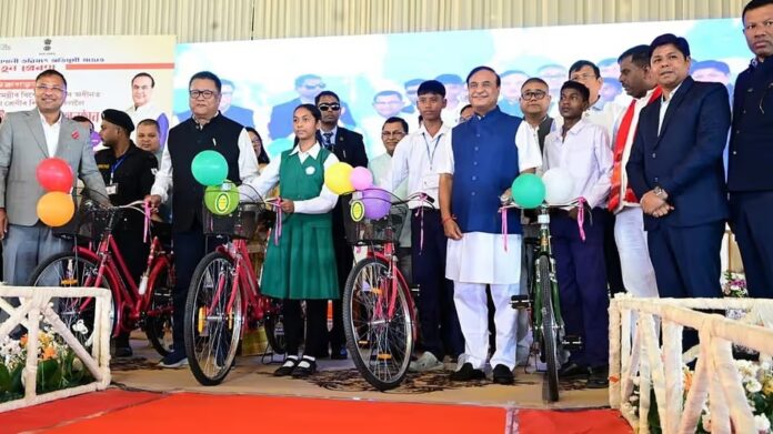 Assam to Distribute Over 3 Lakh Bicycles to Class 9 Students