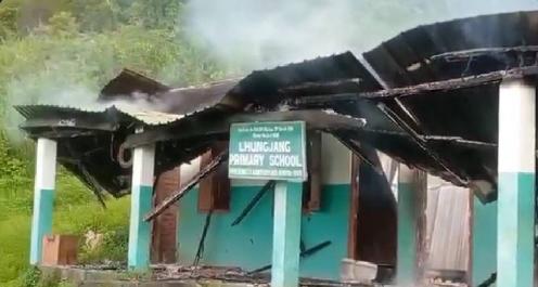 Gunfight Reported in Manipur’s Kangpokpi, Primary School Set Ablaze