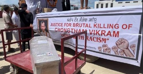 Mortal Remains of Manipuri Musician Chongtham Vikram Singh Reach Imphal