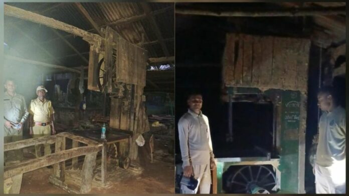 Dhubri forest officials dismantle four illegal sawmills, seize timber