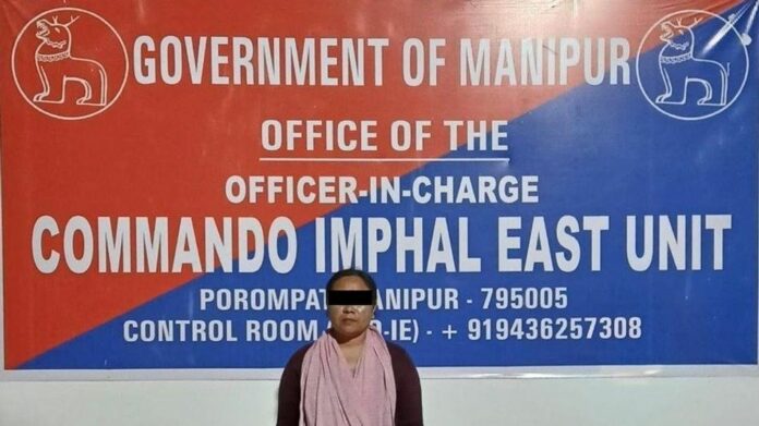 Woman Alleged RPF-PLA Cadre Arrested in Manipur’s Bishnupur