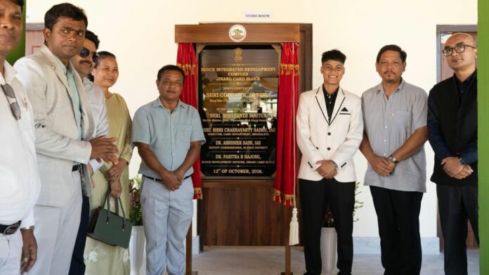 Meghalaya CM Inaugurates Jirang Block Office, Announces Rs 4.5 Crore for Mawhati Facility