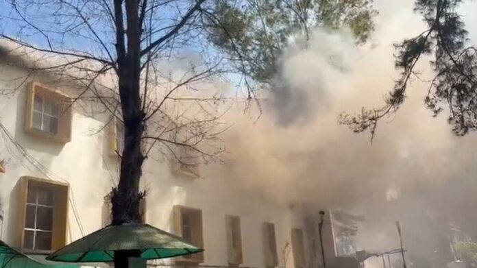 Fire Guts Mithaas Outlet at NEHU Campus, Causes Rs 20 Lakh Loss