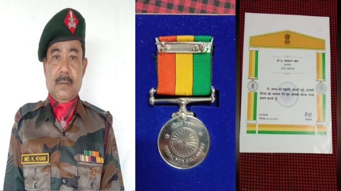 Cachar Havildar Receives President’s Gallantry Medal for Northeast Operations