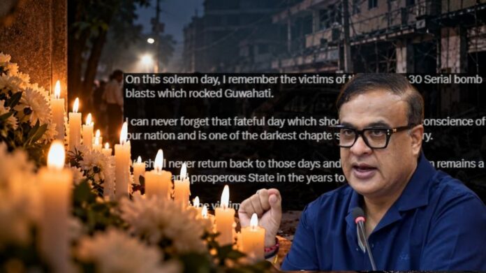 Assam CM Pays Tribute to 2008 Serial Blast Victims on 18th Anniversary