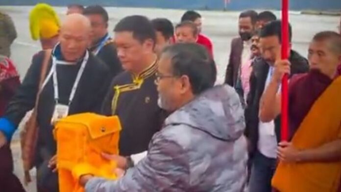 Sacred Relics of Lord Buddha Arrive in Arunachal’s Tawang