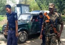 Two Bangladesh police personnel handed over to BGB after crossing into Tripura Two Bangladesh police personnel handed over to BGB after crossing into Tripura