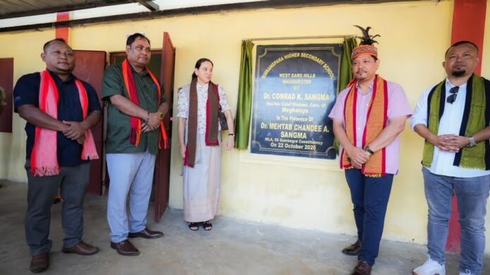 Meghalaya CM inaugurates renovated Rimrangpara school building