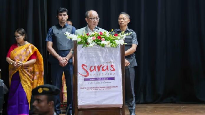 Manipur CM Urges Banks to Support Women Entrepreneurs at Saras Mela