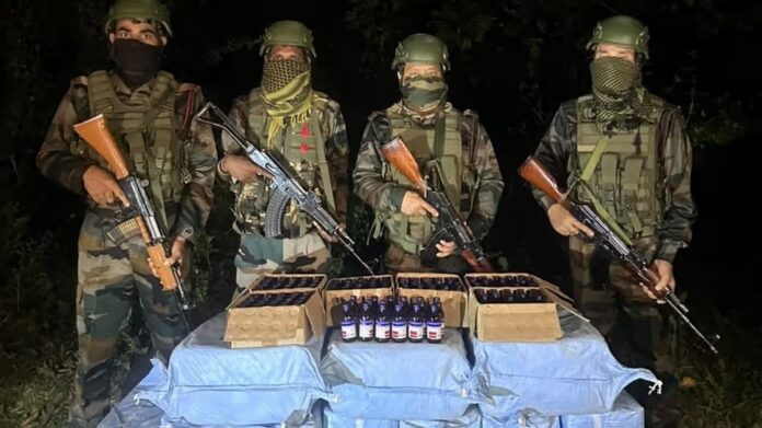 Assam Rifles, Customs Seize ESCUF Syrup Worth Rs 15 Lakh in Tripura