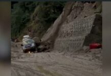 Boulder Falls on Tourist Vehicle, Major Landslide Hits Tawang Highway Boulder Falls on Tourist Vehicle, Major Landslide Hits Tawang Highway